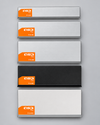 Aluminium attachable skirting board (plinth) P-3-100