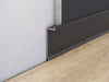 Rodapié de sombra empotrado de aluminio (zócalo) P-1-40
