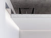 Aluminium ceiling shadow-gap profile C-4