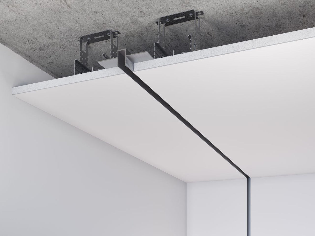 Aluminium Ceiling & Wall Profile CR-12 | Shadow-Gap Profile for Modern ...