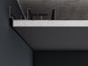 Aluminium ceiling shadow-gap profile C-4