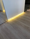 Aluminium flush-mounted skirting board (plinth) P-2-60