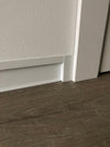 Aluminium flush-mounted skirting board (plinth) P-2-60